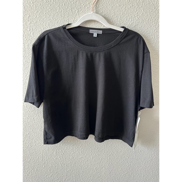 GOOD AMERICAN COTTON CROPPED TEE - Picture 5 of 16